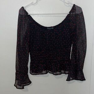 Abercrombie & Fitch XS black blouse